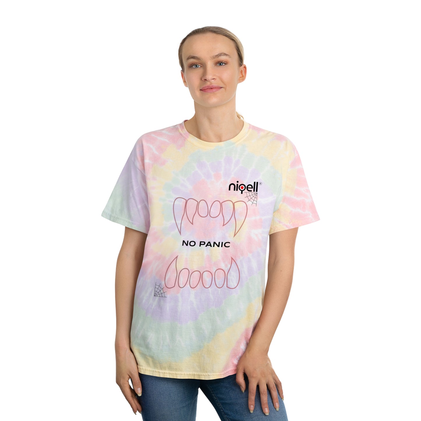 Niqell - No Panic - Tie-Dye Tee, Spiral